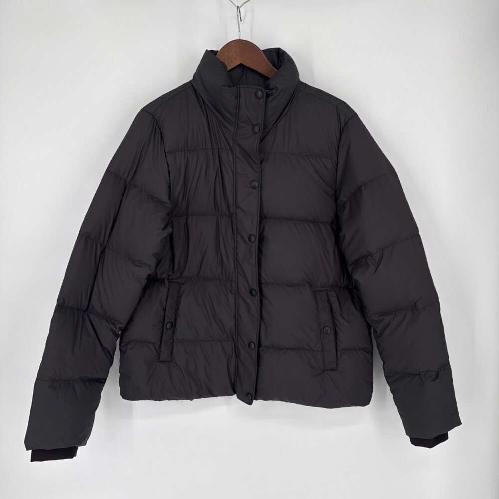 New Patagonia Women's Size Large Black Silent Down Puffer Jacket Coat 27935 NWT - Picture 4 of 10